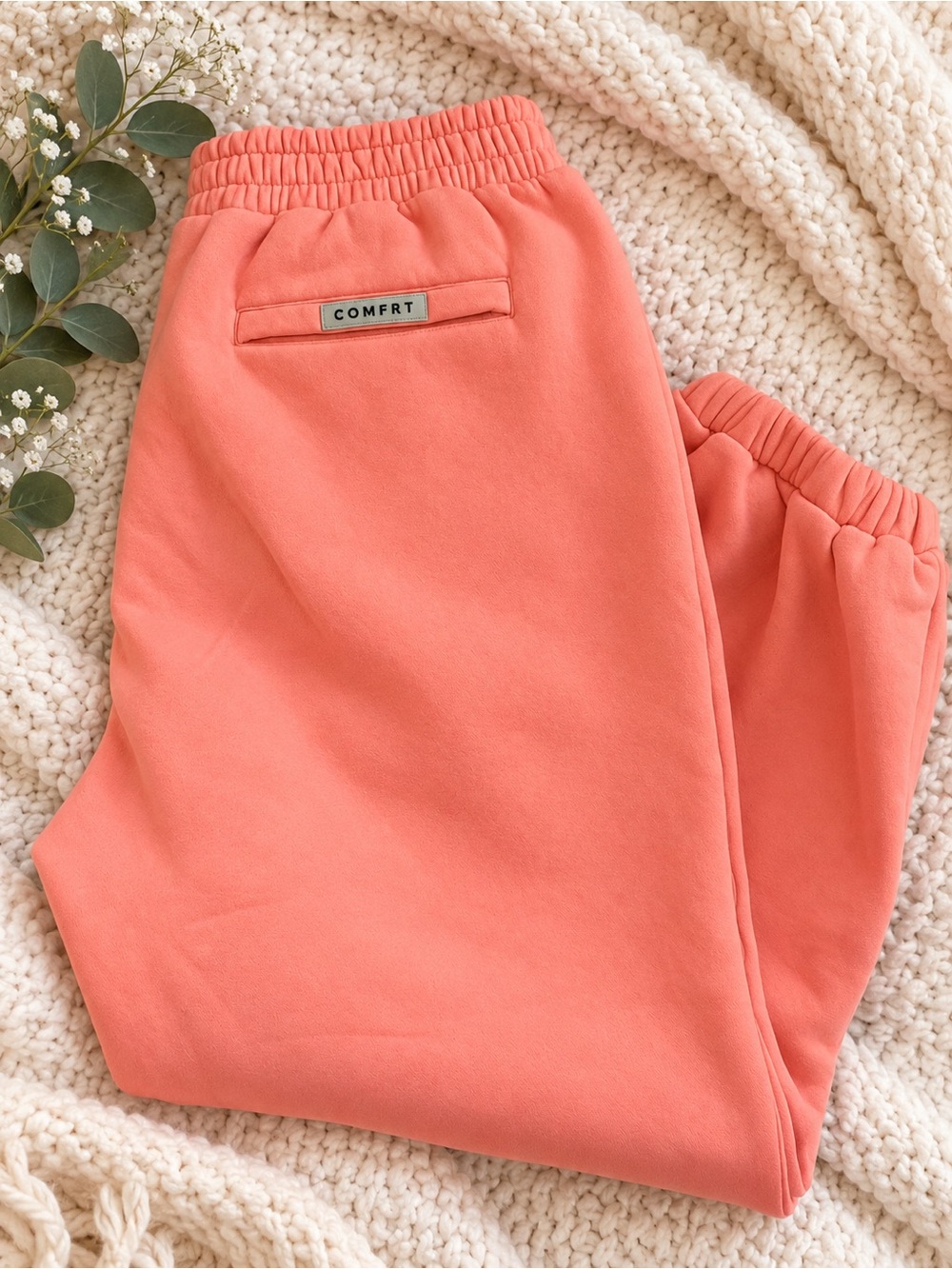Comfrt Cloud Sweatpants Coral 2XL Unisex